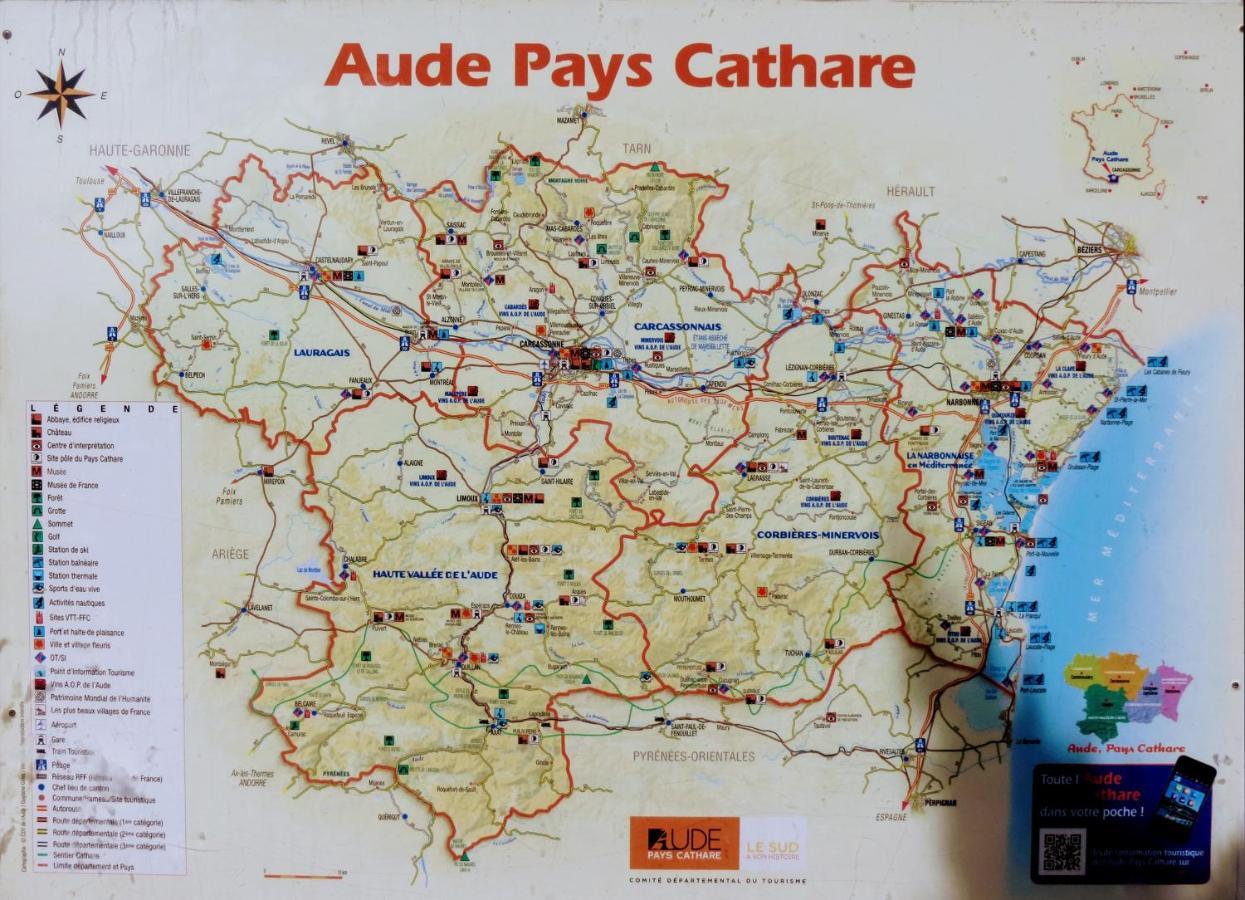 Studio L'Obrador 25 M2 - Cuisine & Terrasse - Acces Piscine Rieux-Minervois Kültér fotó